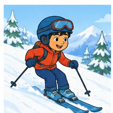 skiing