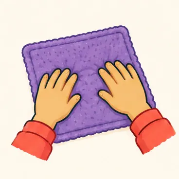 touch with hands