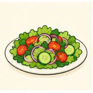 plate of salad