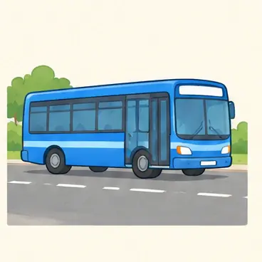 bus by land