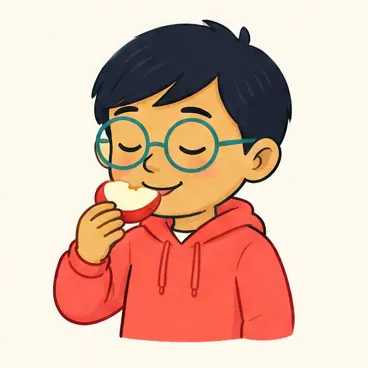 taste with mouth