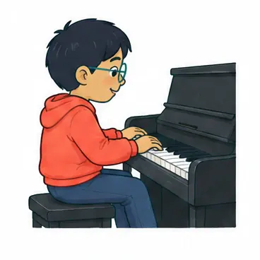 play the piano